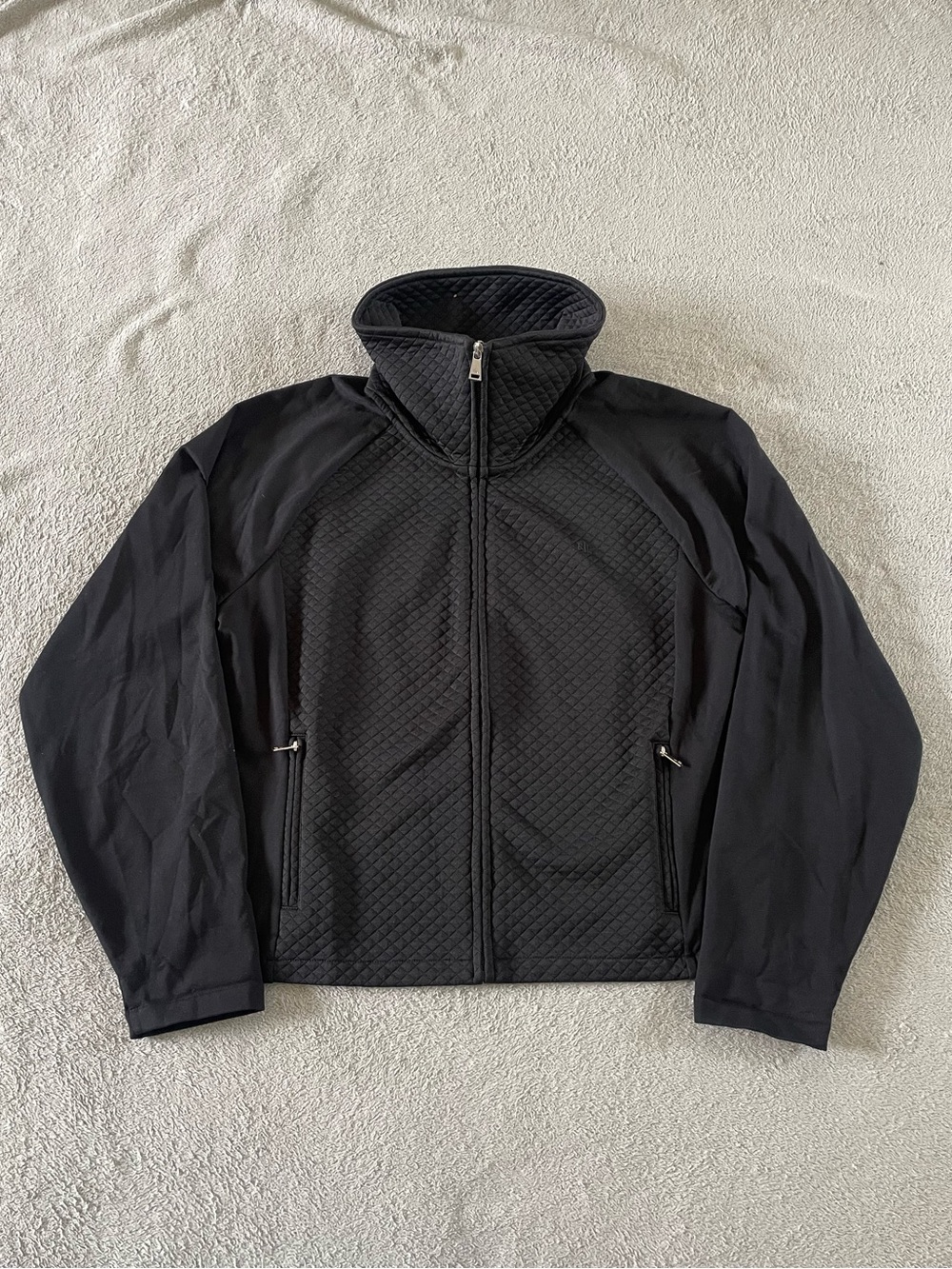 Lauren Ralph Lauren Quilted Funnel Neck Full Zip Jacket Equestrian Old Money XL